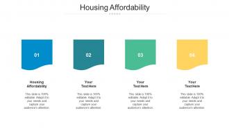 Housing Affordability Ppt Powerpoint Presentation Ideas Slide Download Cpb
