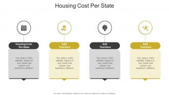 Housing Cost Per State In Powerpoint And Google Slides Cpb