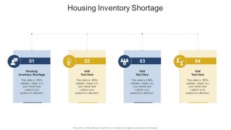 Housing Inventory Shortage In Powerpoint And Google Slides Cpb