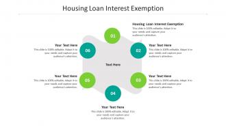Housing loan interest exemption ppt powerpoint presentation file topics cpb