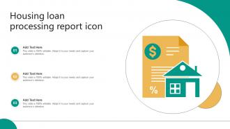 Housing Loan Processing Report Icon