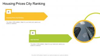Housing Prices City Ranking In Powerpoint And Google Slides Cpb