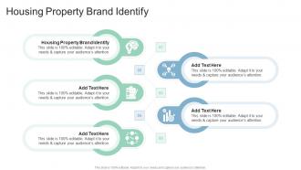 Housing Property Brand Identify In Powerpoint And Google Slides Cpb