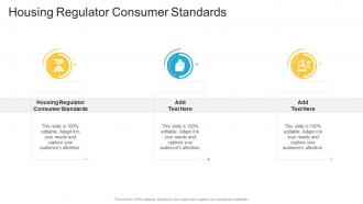 Housing Regulator Consumer Standards In Powerpoint And Google Slides Cpb