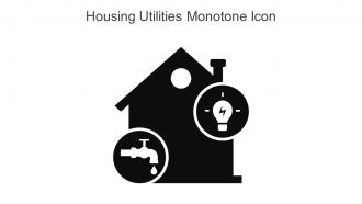 Housing Utilities Monotone Icon In Powerpoint Pptx Png And Editable Eps Format