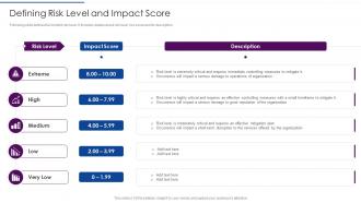 How Achieve ISO 27001 Certification Defining Risk Level And Impact Score
