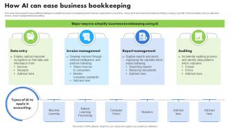 How AI Can Ease Business Bookkeeping