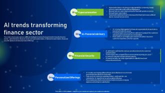 How AI Is Revolutionizing Finance Industry Powerpoint Presentation Slides AI CD Visual Impactful