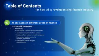 How AI Is Revolutionizing Finance Industry Powerpoint Presentation Slides AI CD Attractive Impactful