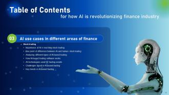 How AI Is Revolutionizing Finance Industry Powerpoint Presentation Slides AI CD Pre-designed Impactful