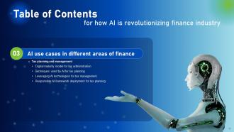 How AI Is Revolutionizing Finance Industry Powerpoint Presentation Slides AI CD Researched Downloadable