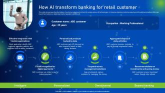 How AI Transform Banking For Retail Customer How AI Is Revolutionizing Finance Industry AI SS
