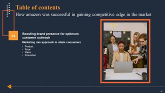 How Amazon Was Successful In Gaining Competitive Edge In The Market Complete Deck Strategy CD V Ideas Images