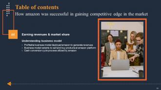 How Amazon Was Successful In Gaining Competitive Edge In The Market Complete Deck Strategy CD V Professional Images