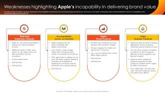 How Apple Competent Weaknesses Highlighting Apples Incapability In Branding SS V