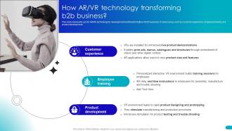 How Ar Vr Technology Transforming B2b Business Guide For Building B2b Ecommerce Management Strategies