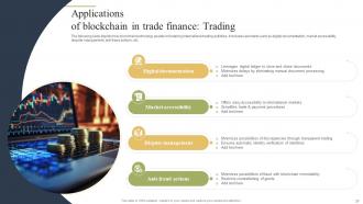 How Blockchain Is Reforming Trade Finance Industry BCT CD Researched Visual