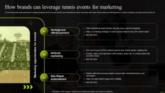 How Brands Can Leverage Tennis Events For Marketing Comprehensive Guide To Sports