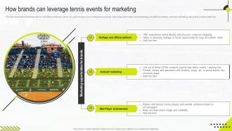 How Brands Can Leverage Tennis Events For Sports Marketing Management Guide MKT SS