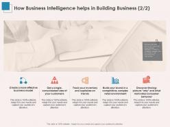 How business intelligence helps in building business trends ppt powerpoint tips
