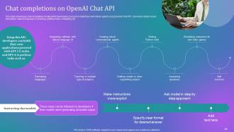 How Businesses Can Integrate OpenAIs Revoluntary API ChatGPT CD V Informative Graphical