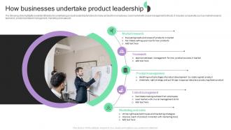 How Businesses Undertake Product Leadership