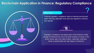 How Can Blockchain Revolutionize Regulatory Compliance Training Ppt