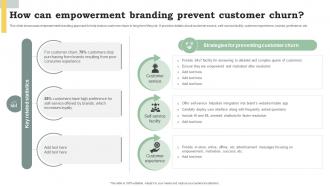How Can Empowerment Branding Prevent Customer Promote Products And Services Through Emotional
