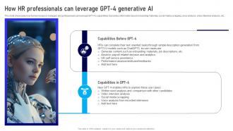 How Can Leverage Gpt 4 Generative Ai How Is Gpt4 Different From Gpt3 ChatGPT SS V