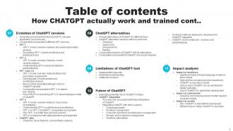 How ChatGPT Actually Work And Trained ChatGPT CD V Slides Attractive