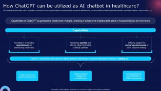 How Chatgpt Can Be Utilized As Ai Chatbot How Chatgpt Can Transform Healthcare Chatgpt SS
