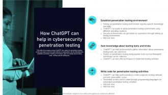 How ChatGPT Can Help In Cybersecurity Penetration Testing Leveraging ChatGPT AI SS V