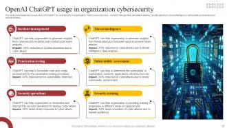 How ChatGPT Is Revolutionizing Cybersecurity Posture ChatGPT CD Informative Graphical