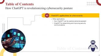 How ChatGPT Is Revolutionizing Cybersecurity Posture ChatGPT CD Impactful Captivating