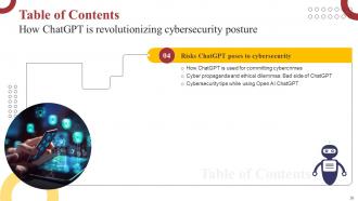 How ChatGPT Is Revolutionizing Cybersecurity Posture ChatGPT CD Compatible Captivating