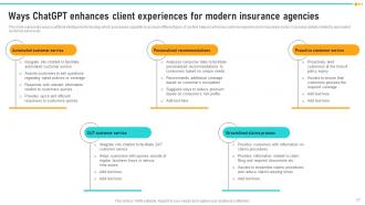 How ChatGPT Is Revolutionizing Insurance Sector Powerpoint Presentation Slides ChatGPT CD Content Ready Unique