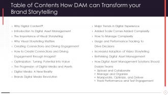 How Dam Can Transform Your Brand Storytelling Powerpoint Presentation Slides