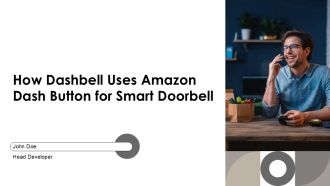 How Dashbell Uses Amazon Dash Button For Smart Doorbell PPT Demonstration AT