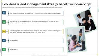 How Does A Lead Management Strategy Benefit Your Lead Management Process To Drive More Sales