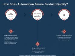 How does automation ensure product quality spray m772 ppt powerpoint presentation slides graphics pictures