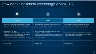 How does blockchain technology works blockchain technology it