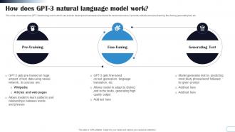 How Does GPT3 Natural Language Model Work GPT3 Explained A Comprehensive Guide ChatGPT SS V