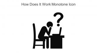 How Does It Work Monotone Icon In Powerpoint Pptx Png And Editable Eps Format