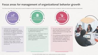 How Does Organization Impact Focus Areas For Management Of Organizational Behavior Growth