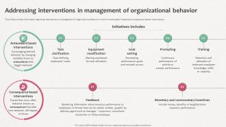 How Does Organization Impact Human Addressing Interventions In Management Of Organizational