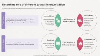 How Does Organization Impact Human Determine Role Of Different Groups In Organization