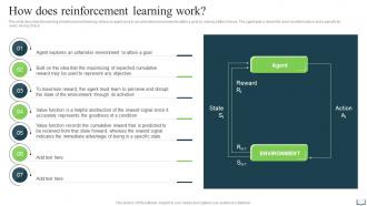 How Does Reinforcement Learning Work Ppt Powerpoint Presentation Summary Infographics