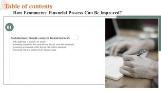 How Ecommerce Financial Process Can Be Improved Table Of Contents Ppt Slides Infographic Template