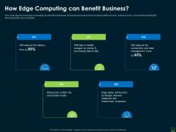 How edge computing can benefit business edge computing it ppt pictures