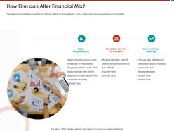 How firm can alter financial mix pay off ppt powerpoint presentation icon summary